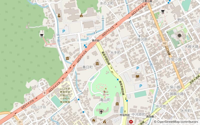 Yamaguchi Prefectural Museum location map