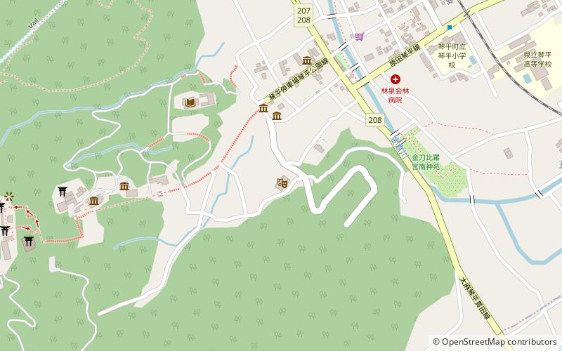 Konpira-san location map