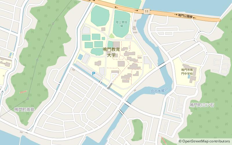 Shikoku University location map