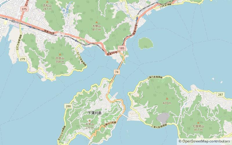 Puente de Akinada location map