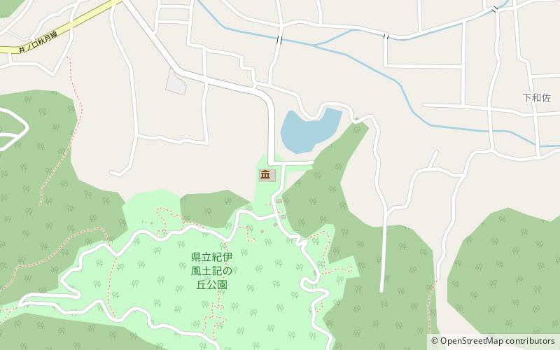 Wakayama Prefecture Kii-fudoki-no-oka Museum of Archaeology and Folklore location map