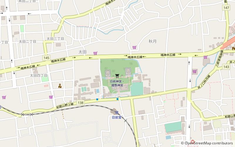 Hinokuma Shrine location map