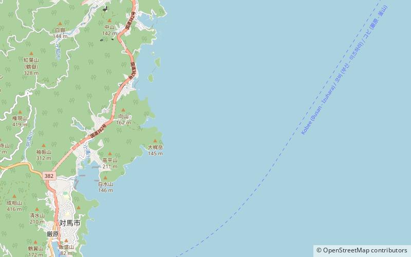 Iki-Tsushima Quasi-National Park location map