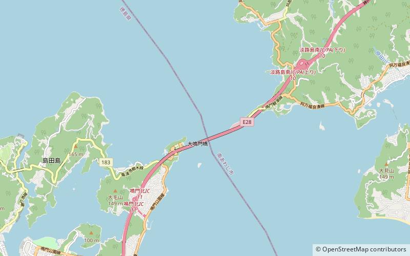Naruto Strait location map