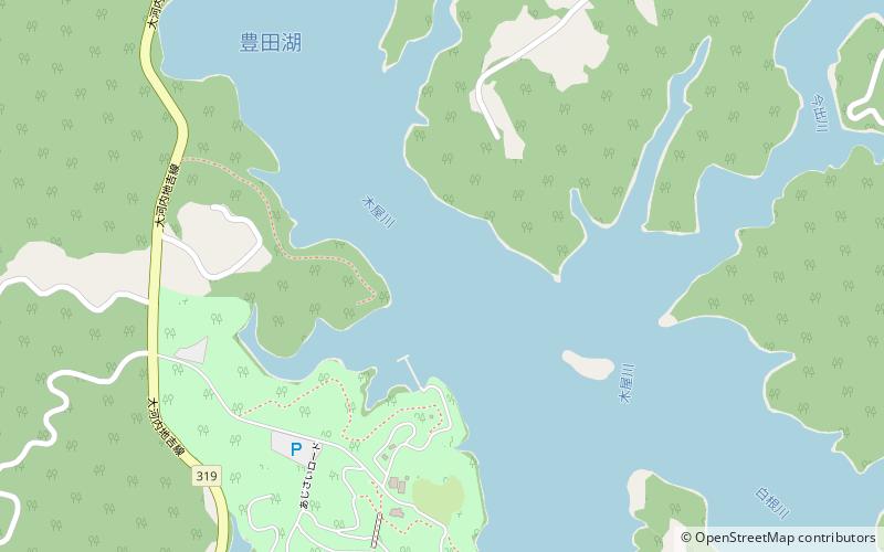 Toyota Prefectural Natural Park location map