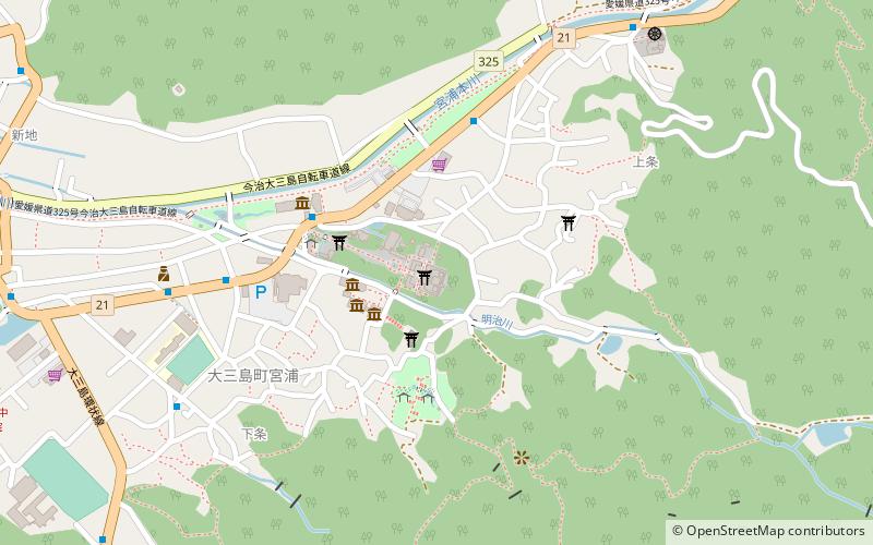 Ōyamazumi Shrine location map