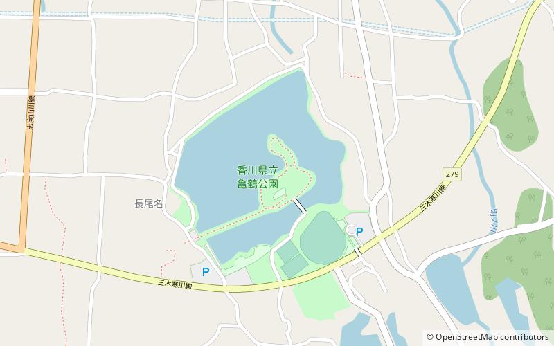 Kagawa Prefectural Kikaku park location map