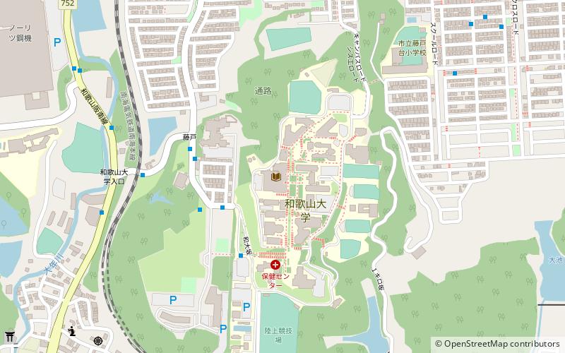 Wakayama University location map
