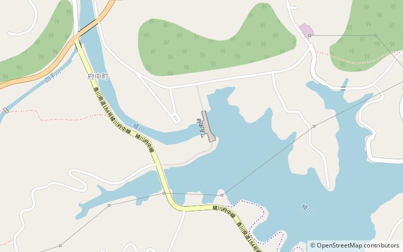 Fuchu Dam location map