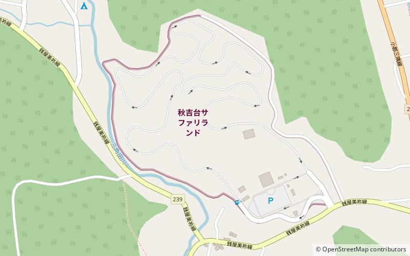 Qiu ji tai zi ran dong wu gong yuansafarirando location map