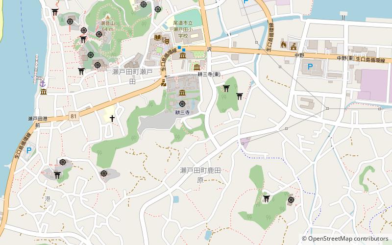 Kōsan-ji location map