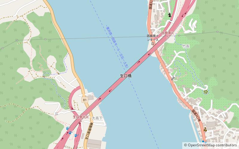 Ikuchi Bridge location map
