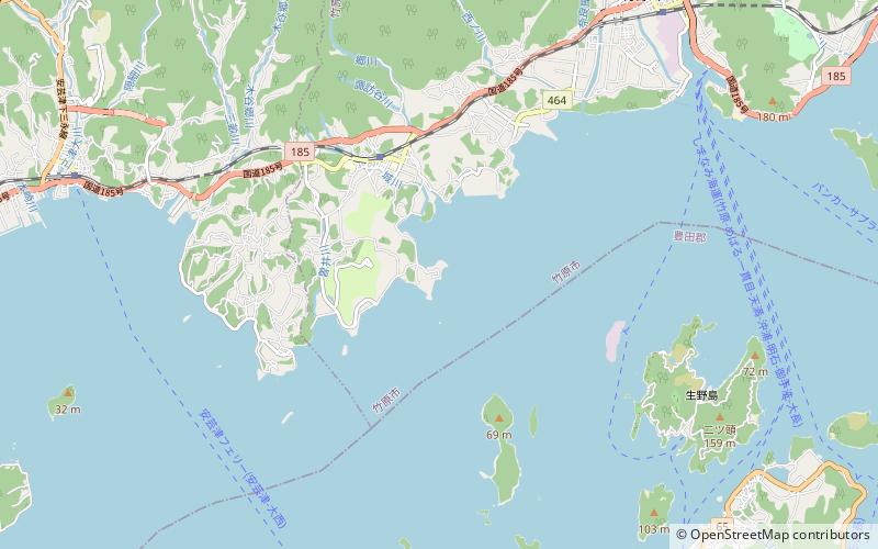 osaki channel crossing location map