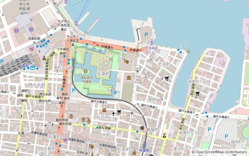 The Kagawa Museum location map