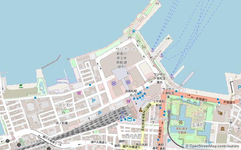 Sunport Takamatsu location map