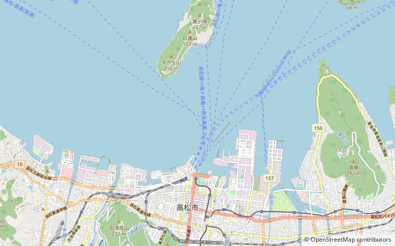 Port of Takamatsu location map