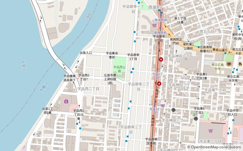 Hiroshima City Museum of History and Traditional Crafts location map