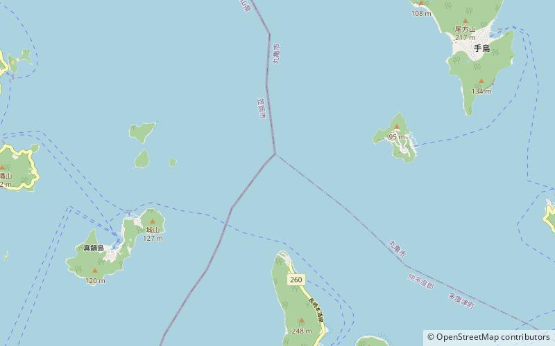 Shiwaku Islands location map
