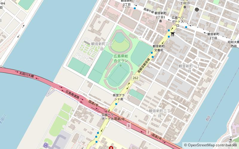 Estadio Coca-Cola West Hiroshima location map