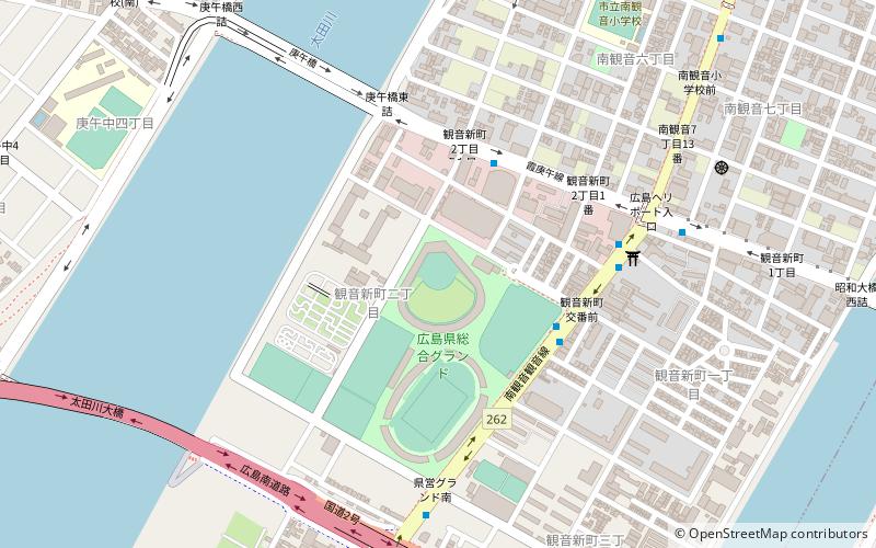 Hiroshima Sogo Ground Baseball Park location map