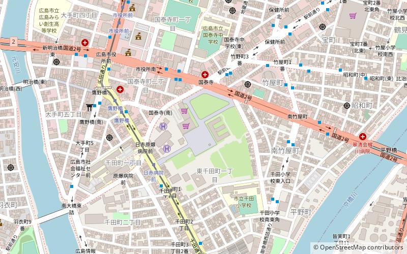 Hiroshima University location map