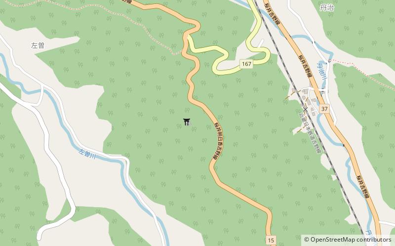Yoshino Shrine location map