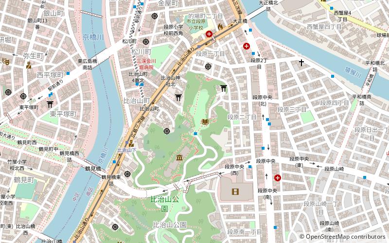 Hiroshima City Manga Library location map