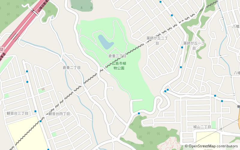 Hiroshima Botanical Garden location map