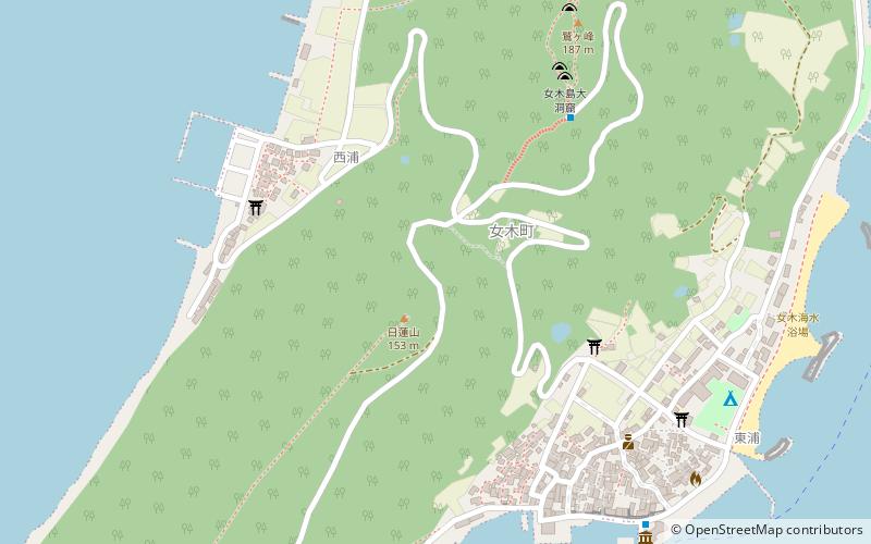 Megi-jima location map