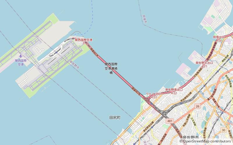 Sky Gate Bridge R location map