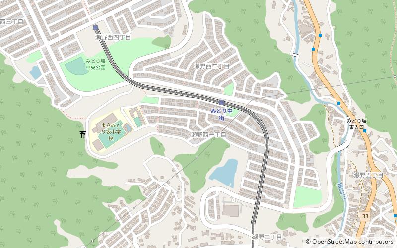 Skyrail Midorizaka Line location map