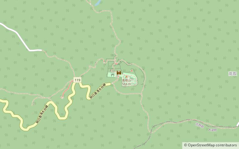 Takatori Castle location map