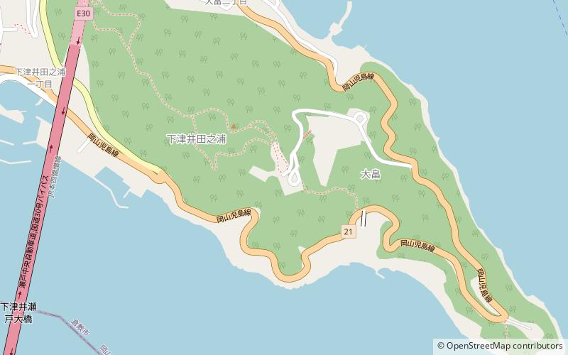 Washuzan Hill location map