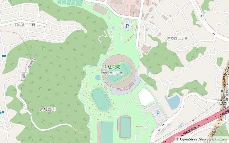Hiroshima Big Arch location map