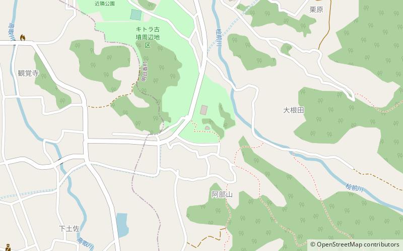 Kofun de Kitora location map