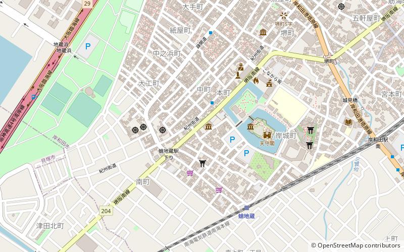 kishiwada danjiri kaikan museum location map