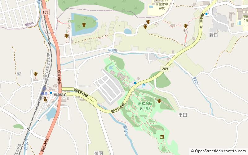 Asuka Historical National Government Park location map