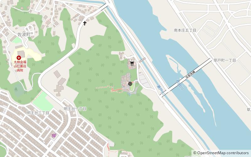 Myōō-in location map