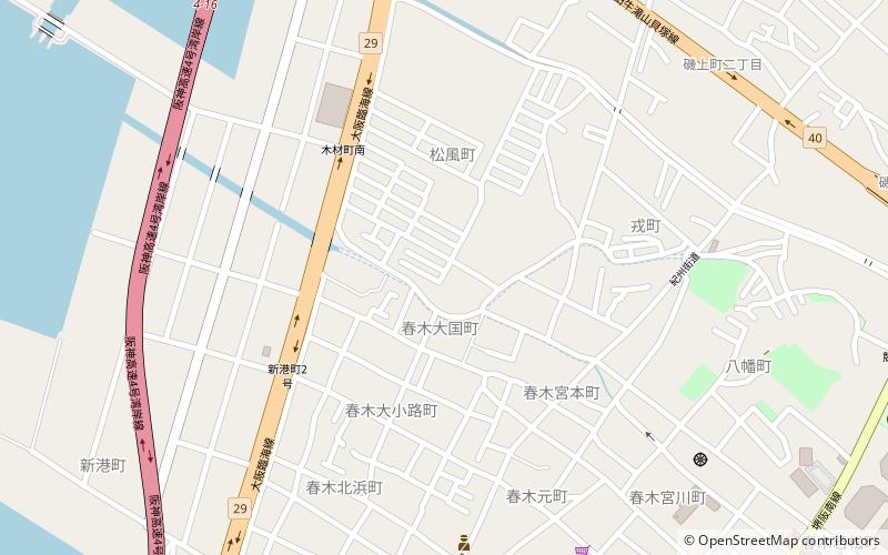 distrito de senboku kishiwada location map