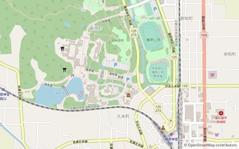 Kashihara Shrine location map