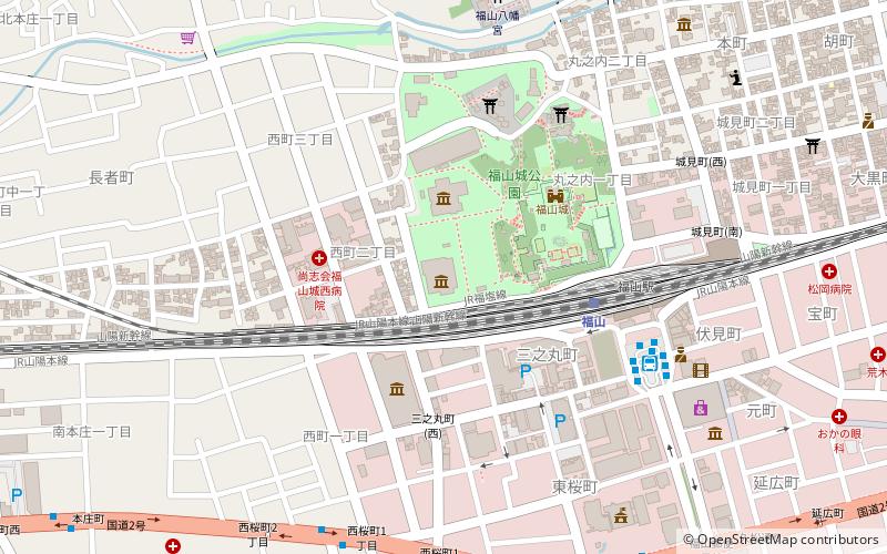 Hiroshima Prefectural Museum of History location map