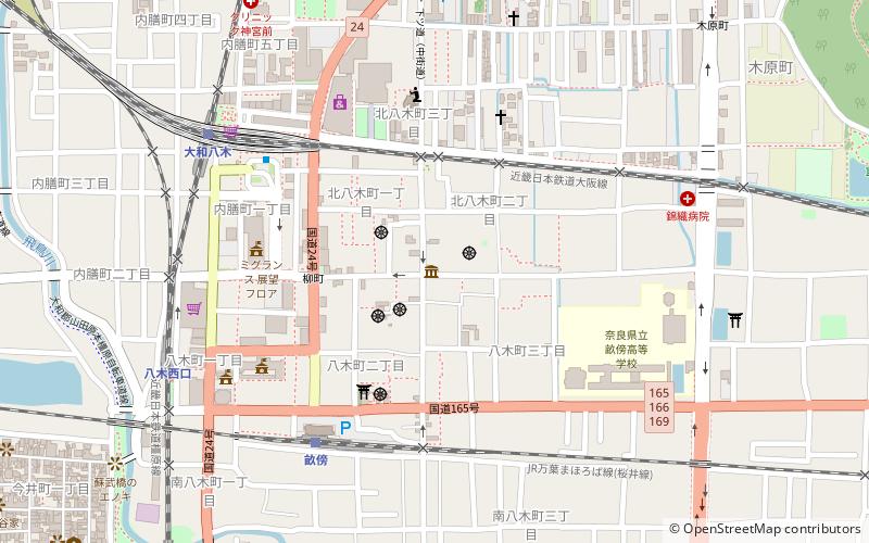 ba mu zhano shi jiao liu guan kashihara location map