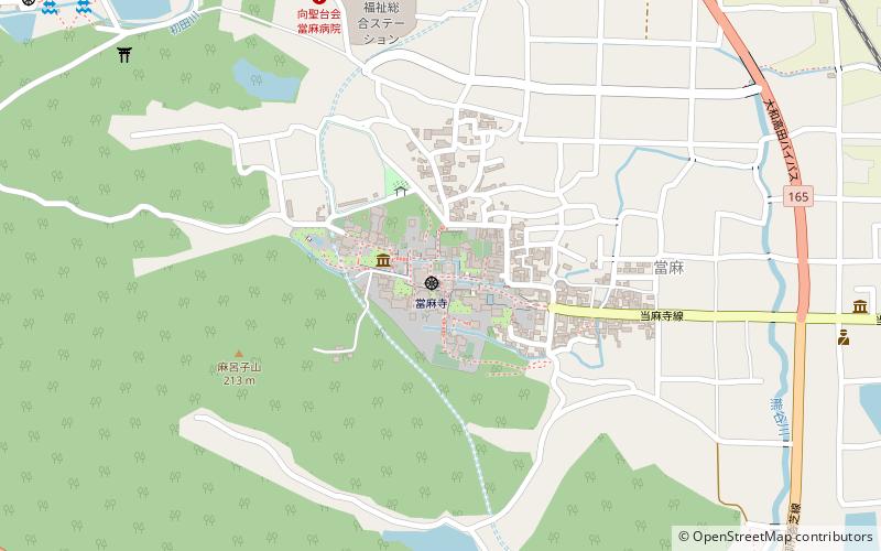 Taima-dera location map