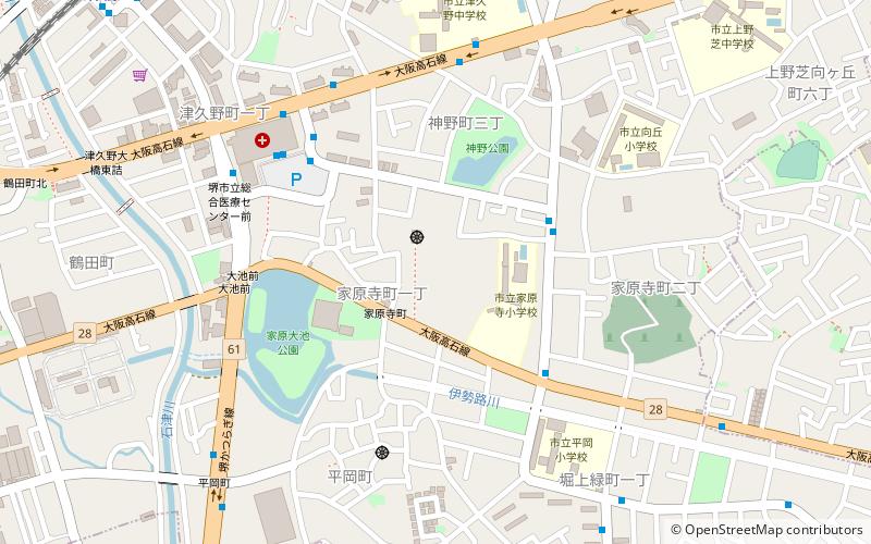 Ebara-ji location map