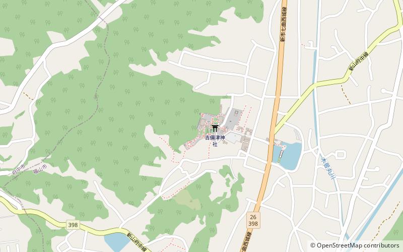 Kibitsu jinja location map