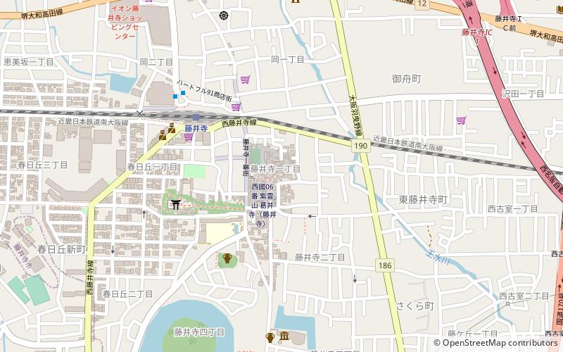 Fujii-dera location map