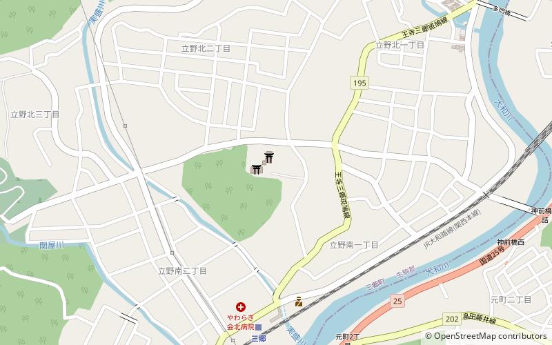 Tatsuta Shrine location map