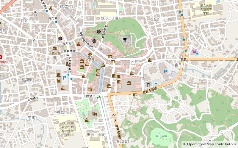 kojima torajiro memorial hall kurashiki location map