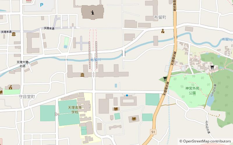 Tenri University location map