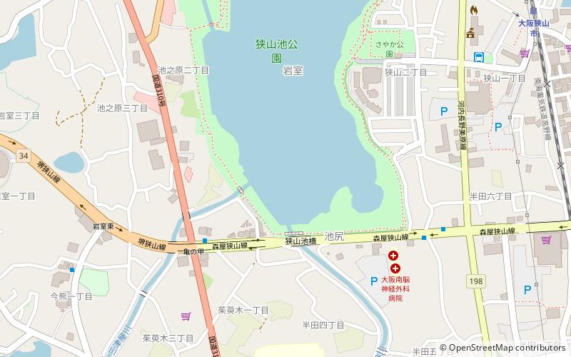Ōsakasayama location map